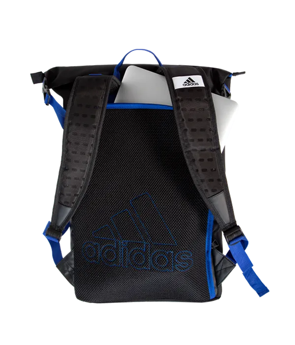 Рюкзак для падел Adidas Multigame Negro-Azul, лёгкий и водонепроницаемый