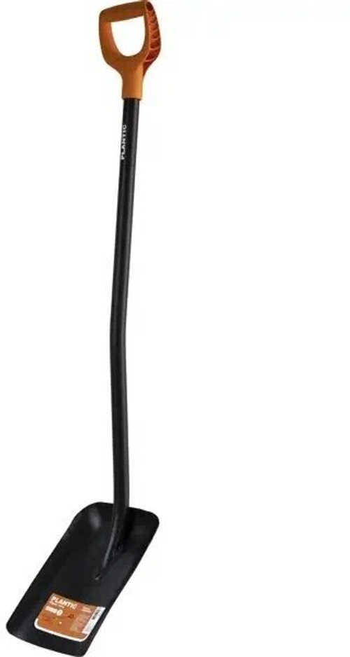 Лопата совковая с черенком и ручкой Терра Плантик металл