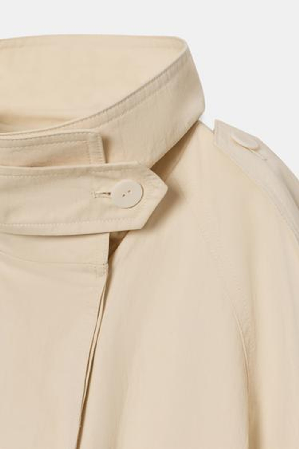 ZW COLLECTION ТРЕНЧКОТ С ВЕРТИКАЛЬНЫМ ВОРОТНИКОМ - ZARA