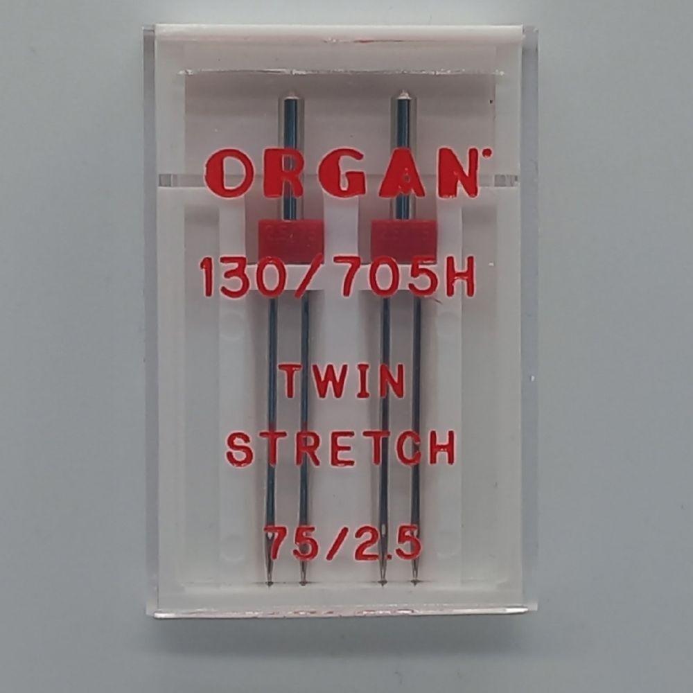 Иглы ORGAN Twin Stretch 75/2.5