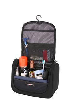 Несессер WENGER  «TOILETRY KIT»,  дорожный, чёрный, 27х11х22 см