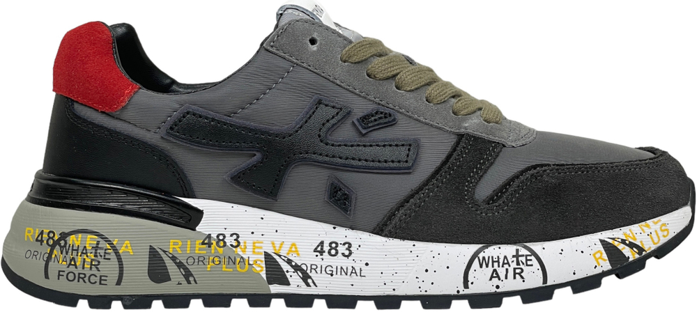 Premiata Mick 5355 Серые с черным