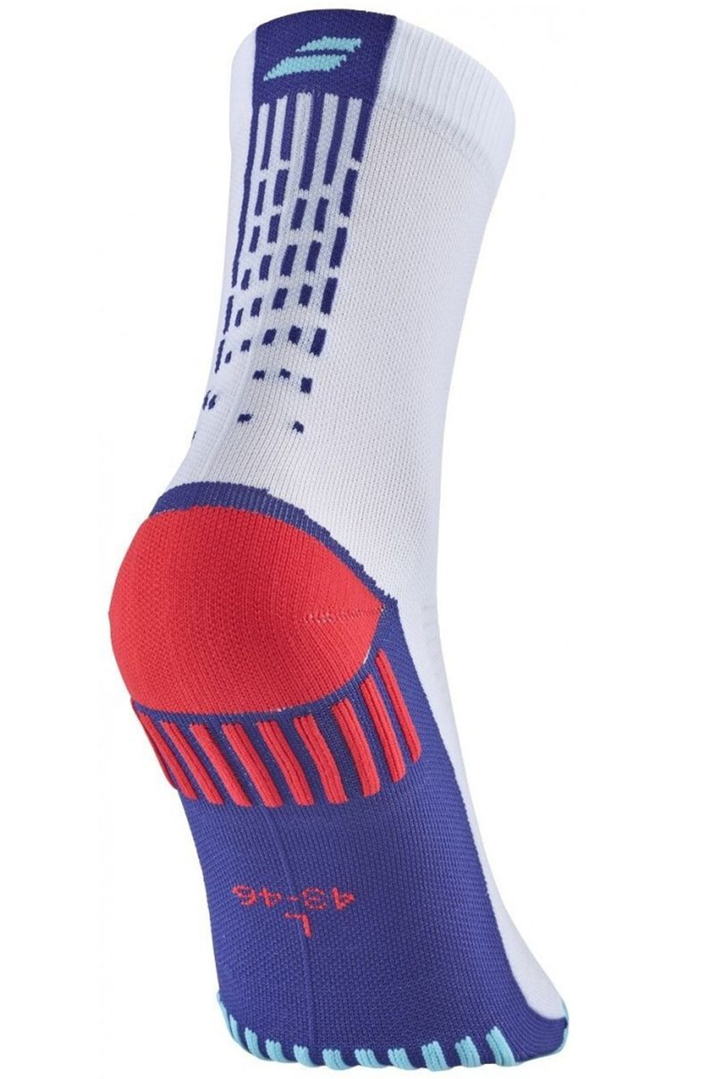 Теннисные носки Babolat Padel Mid-Calf Socks 1P - white/surf blue