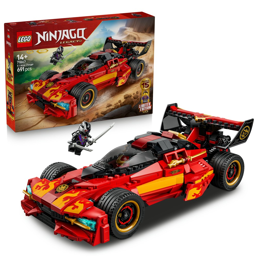 Конструктор LEGO Ninjago 71867 Ниндзя-гонщик X-1: 15-летие Ninjago — фото 1