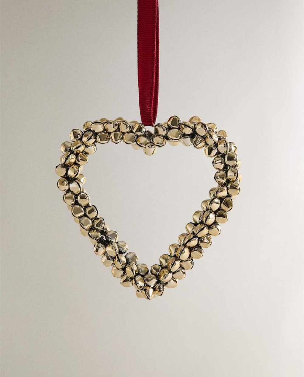 ZARA HOME ЕЛОЧНОЕ УКРАШЕНИЕ В ФОРМЕ СЕРДЦА, ЗОЛОТОЙ
