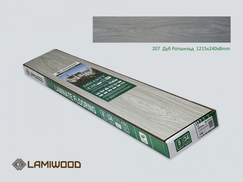 Ламинат Lamiwood DINASTY 207 Дуб Ротшильд