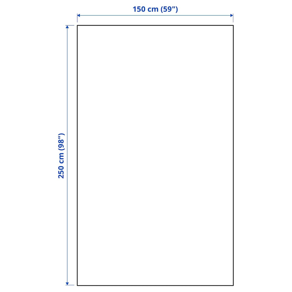 IKEA INDIRA  (ИКЕА ИНДИРА)  -  Покрывало, серо-зеленое, 150x250 см