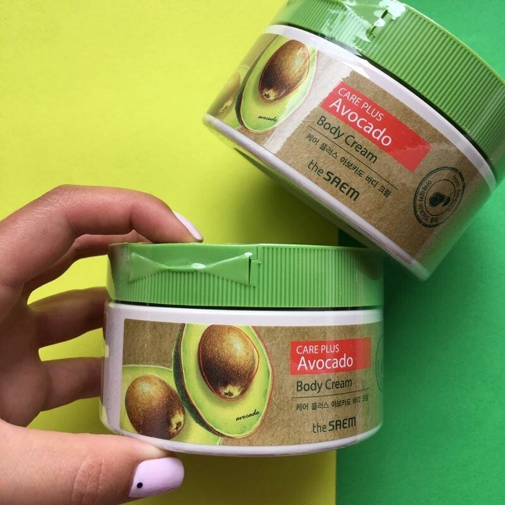 The SAEM Крем для тела с экстрактом авокадо Natural Daily (Care Plus) Avocado Body Cream, 300 мл.