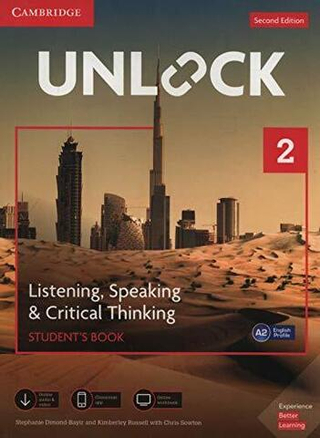 Unlock 2ed Level 2 Listening, Speaking & Critical Thinking Student’s Book, Mob App and Online Workbook Downloadable Audio and Video