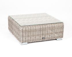"Лунго" журнальный столик плетеный, цвет бежевый
