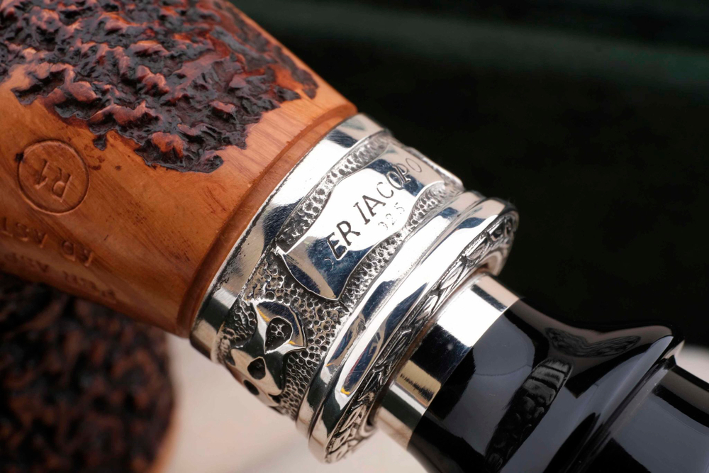 Курительная трубка Ser Jacopo Leonardo da Vinci Rustic Bent в шкатулке S623-3