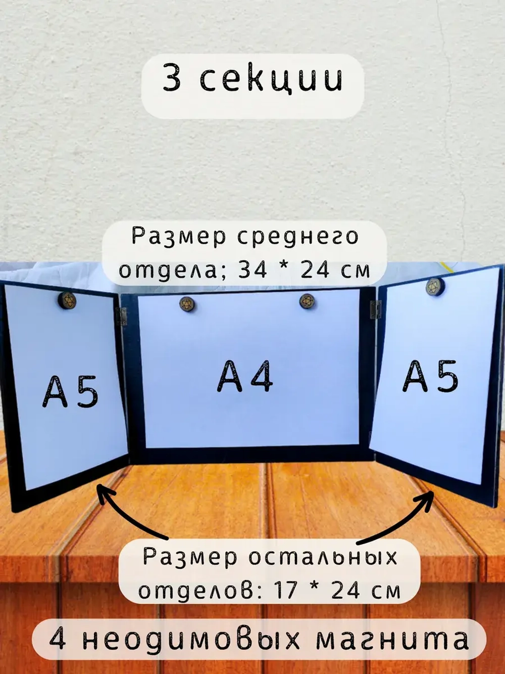 Ширма мастера ДнД 3 секции Мастер подземелья, подарок гм