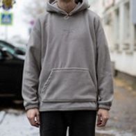 Худи SHADOW Fleece Total, серо-бежевый