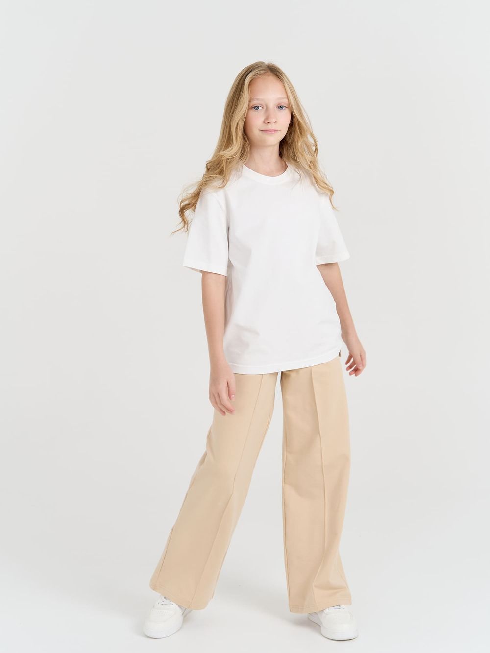 Брюки палаццо облегченные "Сафари" 7+