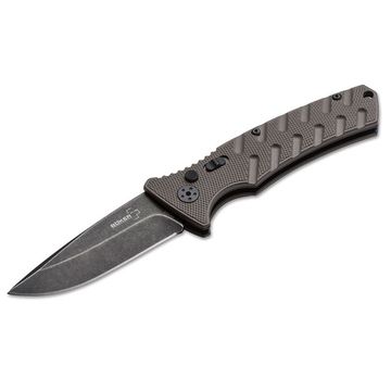 Складной нож Автоматический Boker 01BO424 Strike Coyote Spearpoint c клинком из стали AUS-8, рукоять алюминий