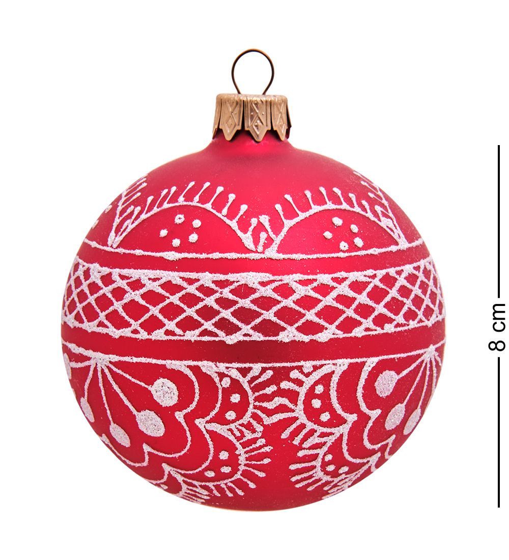 Элита НФШ-1292/1 Ел.украшение Шар «Кружевница» 80 мм