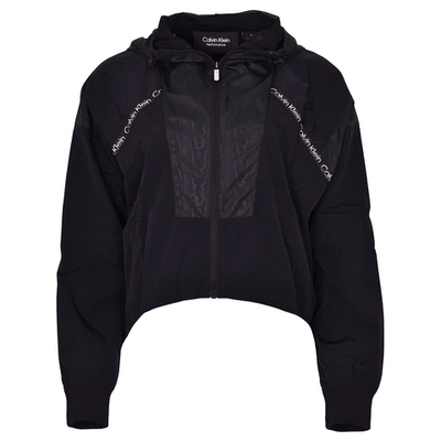 Женская Кофта теннисная Calvin Klein WO Woven Jacket - moire print black