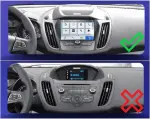 Магнитола для Ford Kuga 2 2017-2019 (SYNC 3, рамка с кнопками тип 1) - Teyes CC4-PRO монитор 9.5" 2K QLED на Android 13, Быстрейшая, Snapdragon 778G, ИИ, CarPlay, DSP, 4G SIM-слот