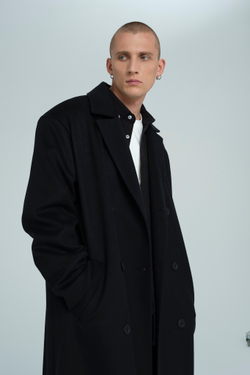 Пальто из шерсти и кашемира | black