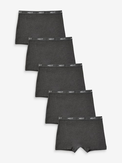Трусы-шорты для девочки Next N57-723, 5 шт., Темно-серый