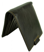 Кошелёк-портмоне коричневый кожаный мужской молодёжный Levi`s 18016