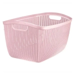 Корзина ВЯЗАНИЕ 26л чайная роза (комплект 5 шт)