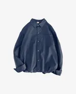 Рубашка БИЧ с Вышивкой Синяя