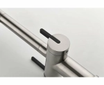 Смеситель для кухни Paulmark Gravity Gr213888-BS нержавеющая сталь