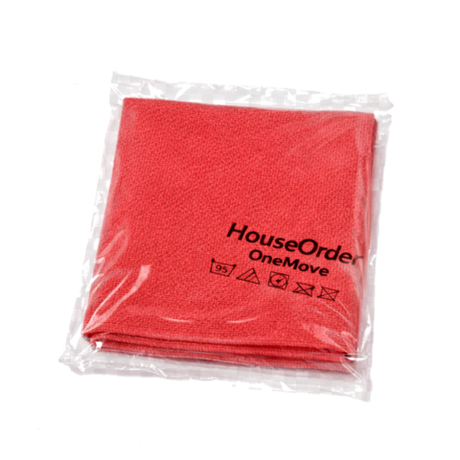 Салфетка из микроволокна OneMove, красная