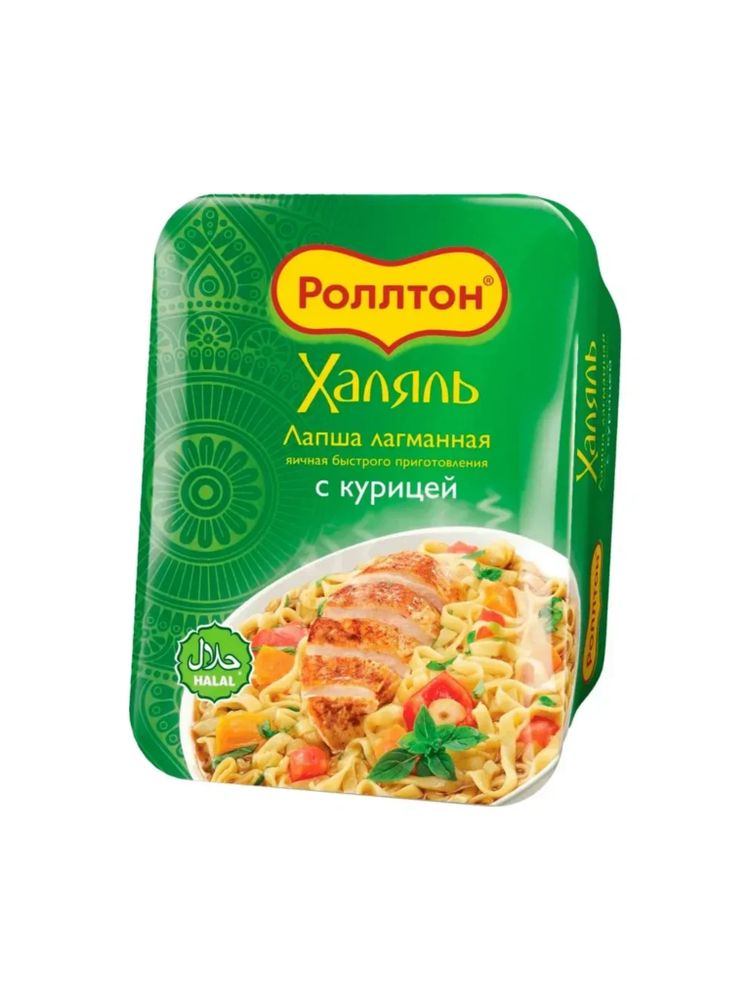 Лапша Роллтон Халяль лагманная с курицей 90 г