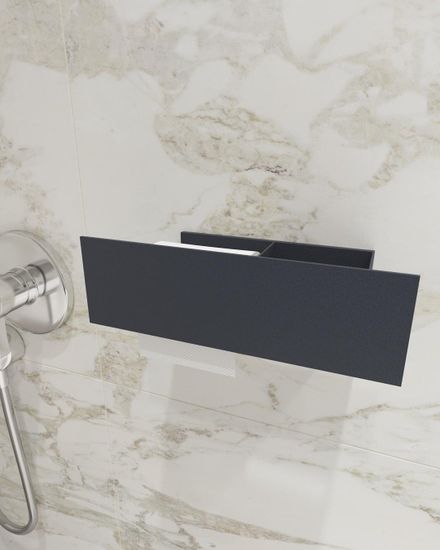 Полка для туалетной бумаги Roll L (черный)