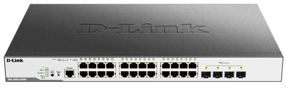 Коммутатор PoE D-link DGS-3000-28XMP/B1A