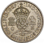 United Kingdom 1 Florin (2 Shillings) 1942 – King George VI