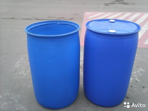 Бочка 220  л б/у пластик