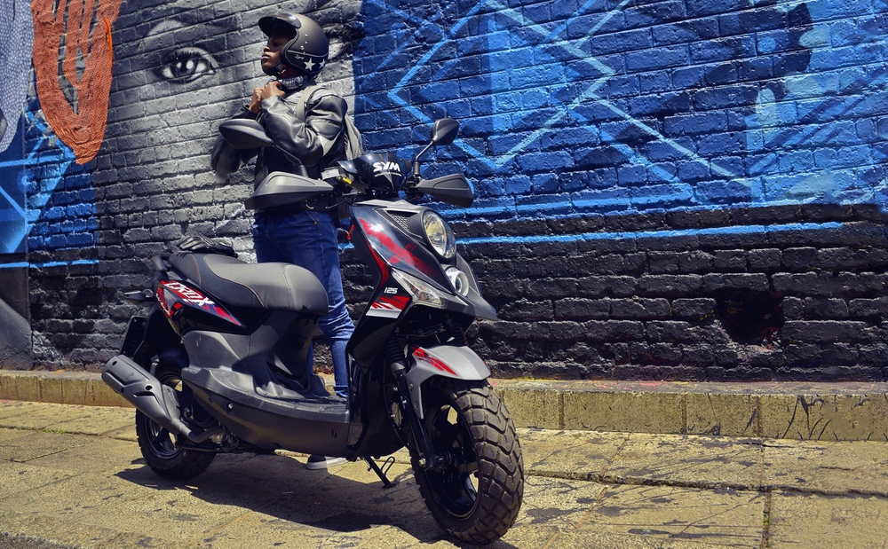 Скутер SYM CROX 125 + Шлем SYM