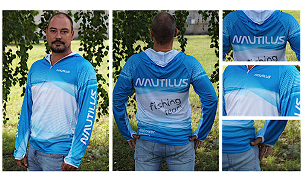 Джерси с капюшоном Nautilus Blue водолазка -