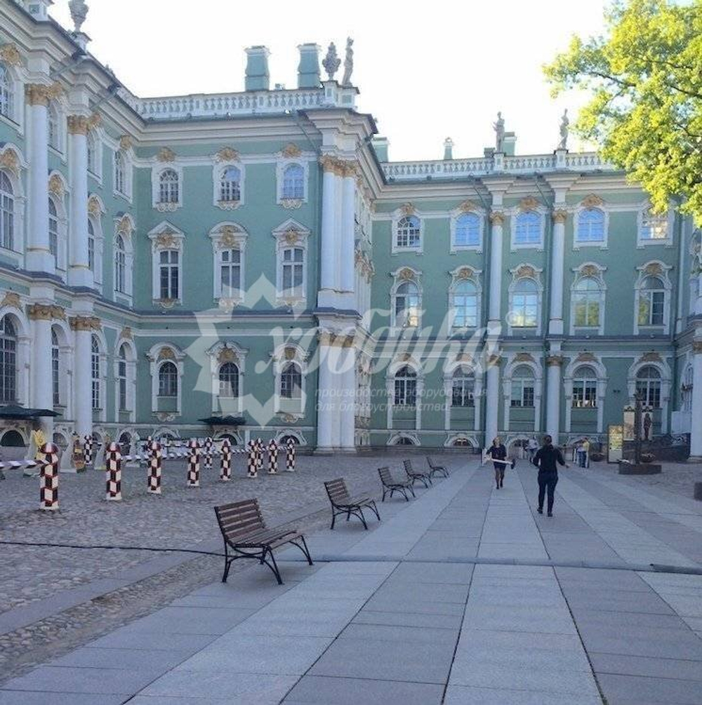 Скамейка стальная «Бульвар» без подлокотников