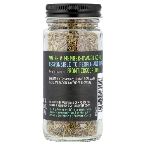 Frontier Co-op, Herbes De Provence, French Blend With Savory Lavender, 0.85 oz (24 g)
