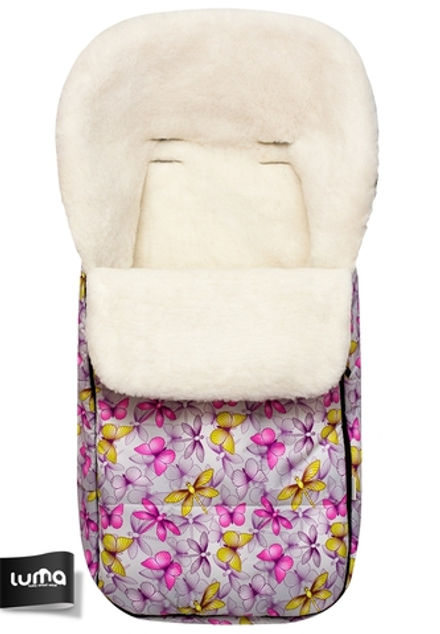 Конверт для коляски меховой Luma Forma Charm butterfly