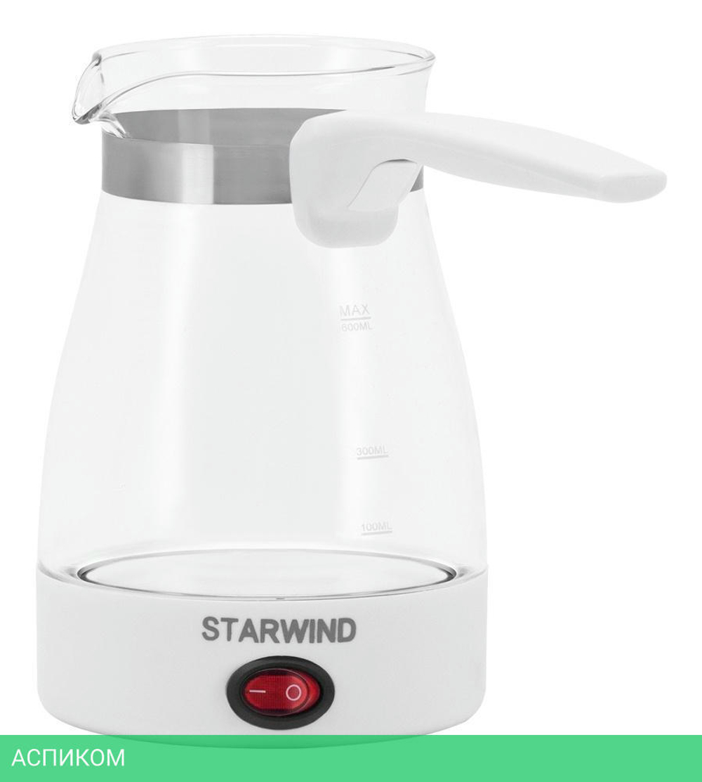 Электрическая турка StarWind STG6050 белый