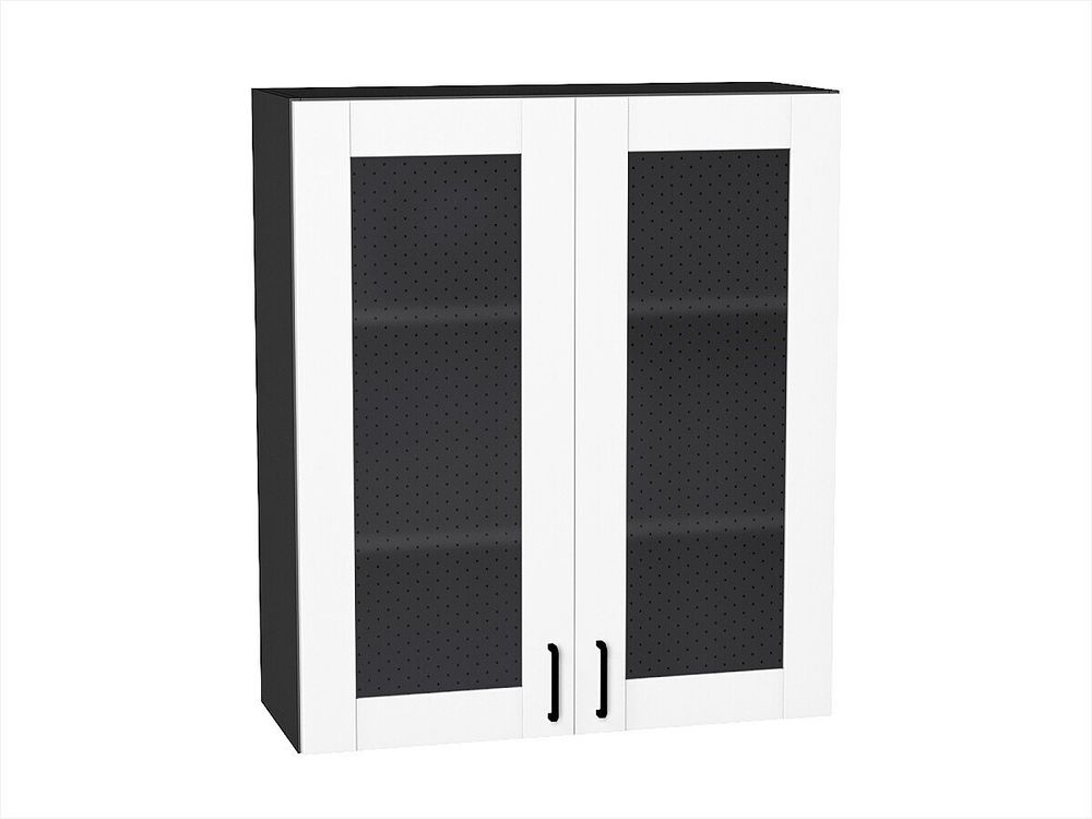 Шкаф верхний с 2-мя остекленными дверцами Лофт