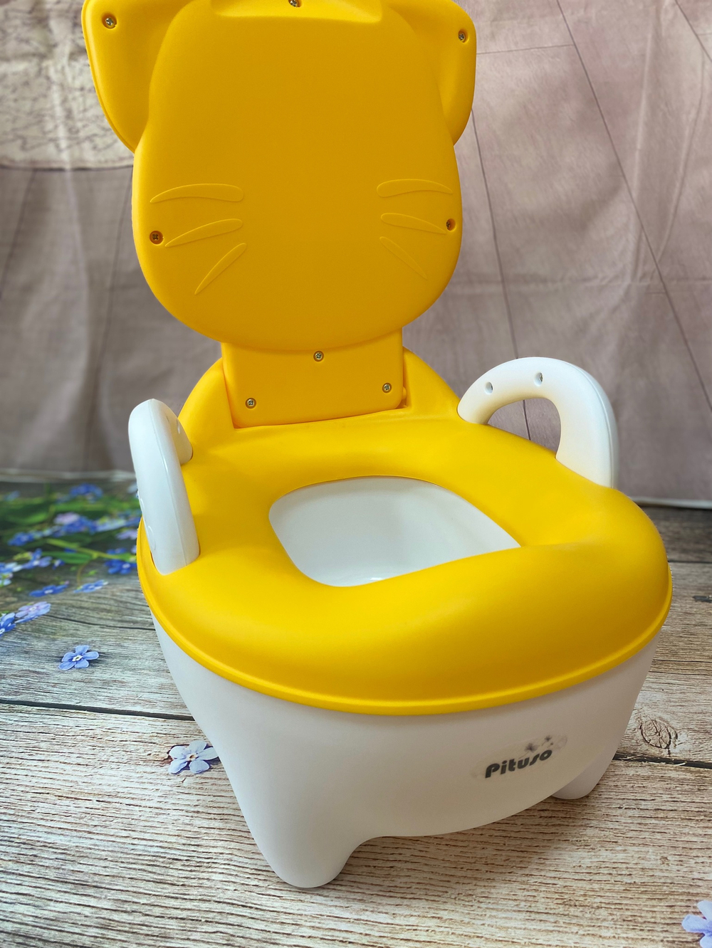 PITUSO Детский горшок Котик в очках Yellow/Желтый 32*27*39 см