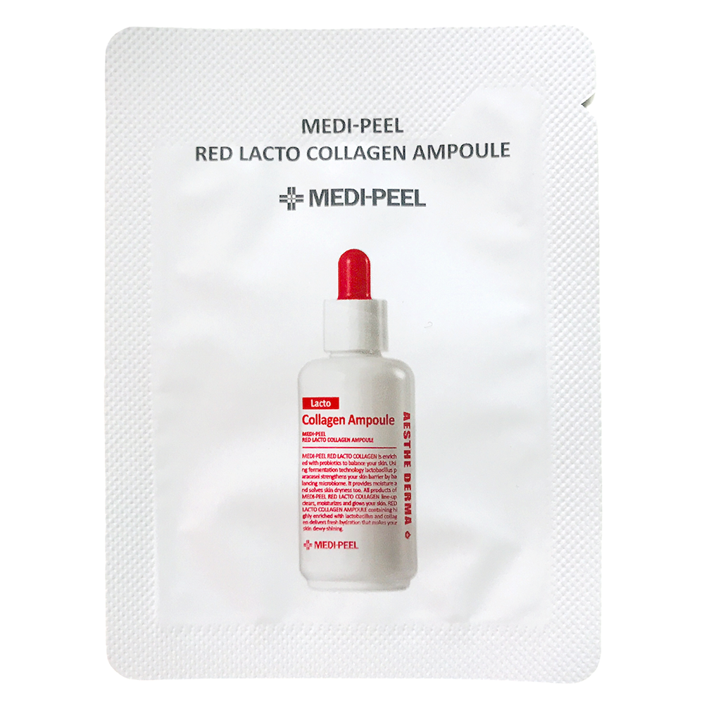 Ампульная сыворотка с коллагеном и бифидобактериями Medi-Peel Red Lacto Collagen Ampoule (пробник)