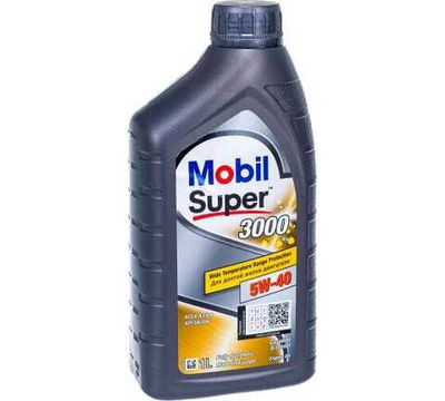 MOBIL SUPER 3000 X1 5W-40 A3 B4, SN CF Масло моторное синт. 1 л