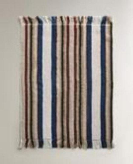 ZARA HOME ХЛОПКОВОЕ УХОННОЕ ПОЛОТЕНЦЕ, СИНИЙ