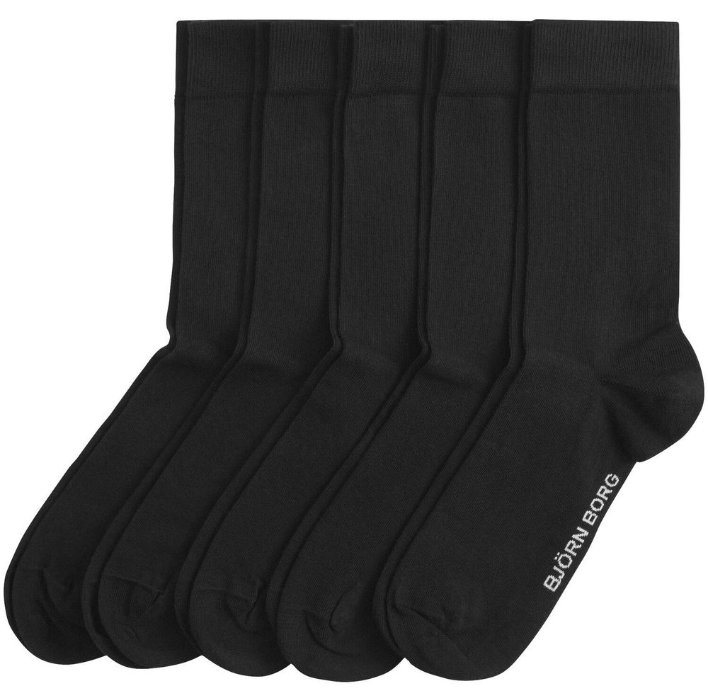 Теннисные носки Björn Borg Essential Socks 5P - black