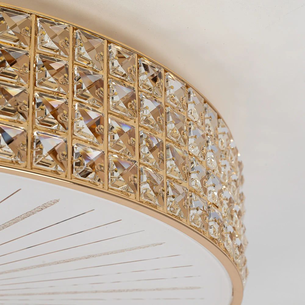 Citilux Портал CL324102 Люстра хрустальная Золото