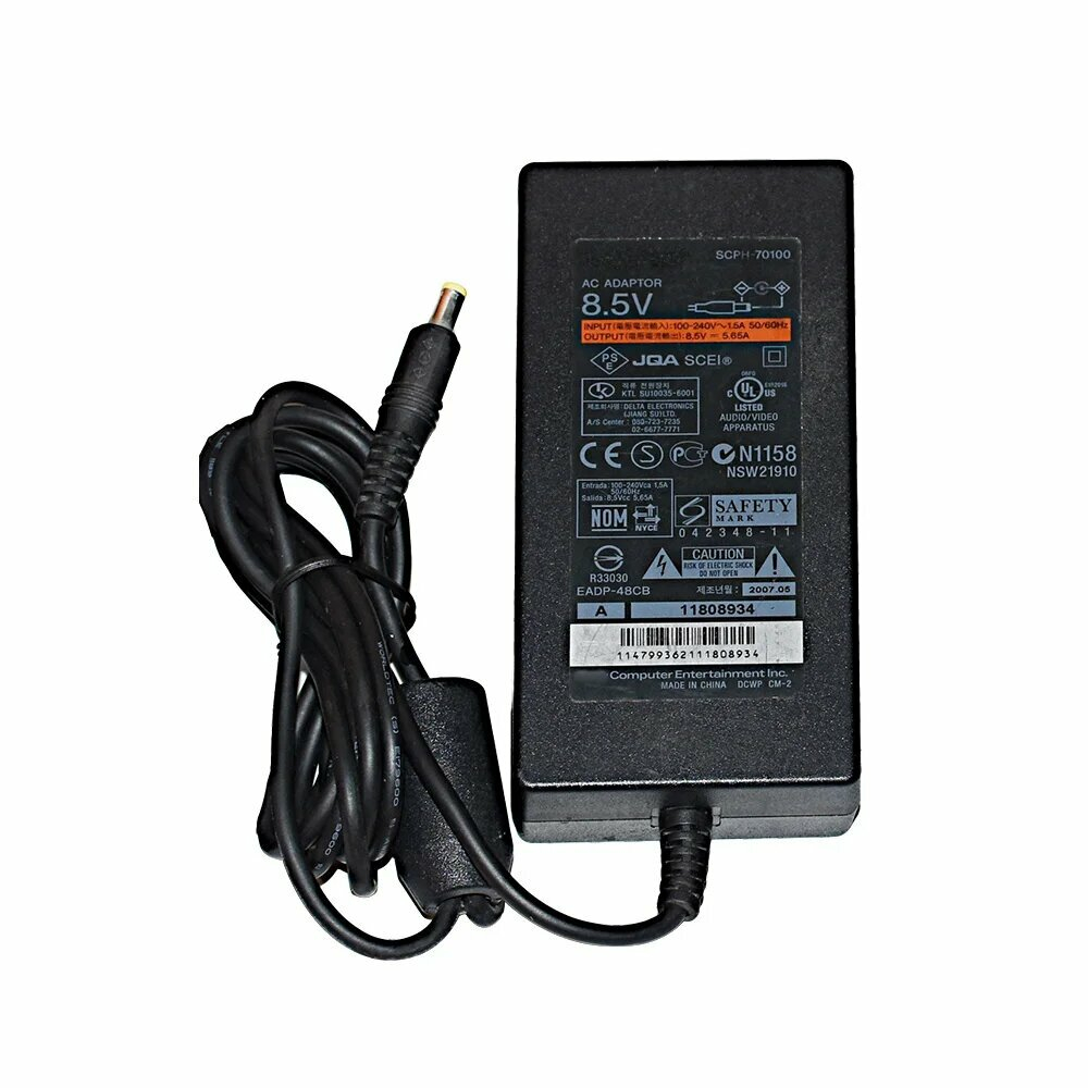 Оригинальный адаптер питания SCPH-70100 для Sony Playstation 2 PS2 Slim, Without AC Cable