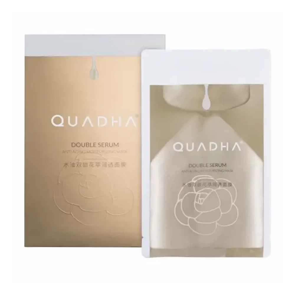 Quadha Double Serum Anti-Aging Moisturizing Mask BioHyalux