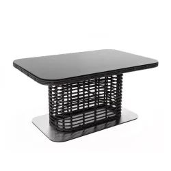 "Блисс" плетеный стол из искусственного ротанга 141х92х75см, цвет бронзовый